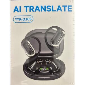 AI Translate YYK-Q16S Wireless Bluetooth Earbuds. New In Box